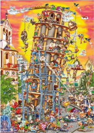 Dtoys 1000 stuks Cartoon Collection: Scheve toren van Pisa, Italië