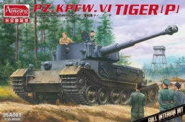 AMUSING HOBBY 1/35 PzKpfwg.VI Tiger(P) Truppenübfhz. FULL INTERIOR