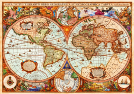 Bluebird 1000 stuks Vintage Map