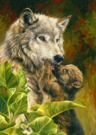 Bluebird 1000 stuks Precious Moments Wolf & Puppy