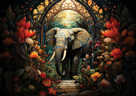 ART PUZZEL 1000 STUKS Bloementuin