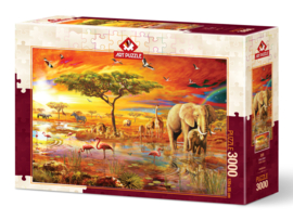 Art Puzzel 3000 stuks Africa Safari