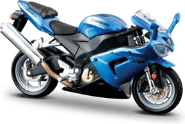 BURAGO - 1/18 - KAWASAKI - NINJA ZX-10R 2004 - BLUE MET