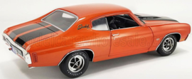 ACME-MODELS - 1/18 - CHEVROLET - CHEVELLE SS 454 COUPE SUNKIST 1970 - ORANGE BLACK LIMITED EDITION(28-10-2024)