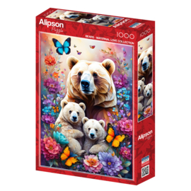 Alipson Puzzel 1000 stuks Maternal love collection - Bears