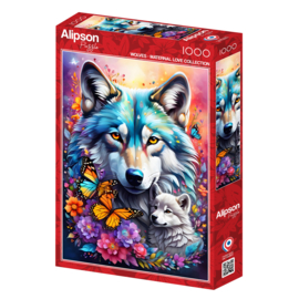 Alipson Puzzel 1000 stuks Maternal love collection - Wolves
