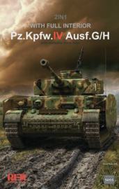 RYE FIELD MODELS 1/35 Panzer IV Ausf.G / H 2in1 met volledig interieur