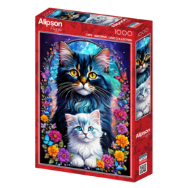 Alipson Puzzel 1000 stuks Maternal love collection - Cats
