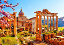 Bluebird 1000 stuks Roman Ruins in Spring, Italy
