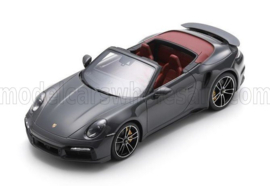 SCHUCO - 1/18 - PORSCHE - 911 992 TURBO S CABRIOLET OPEN 2022 - GREY(07-12-2024)