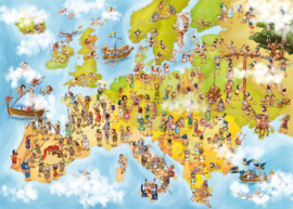 Deico-Games 1000 stuks Cartoon Collection - Map of Europe