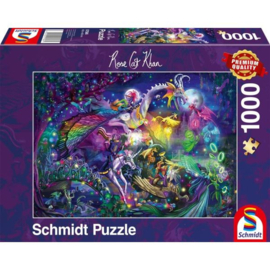 Schmidt 1000 stuks Rose Cat Khan - Zomernachtcircus
