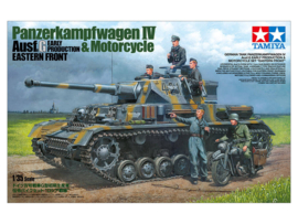 Tamiya 1/35 Panzer IV Ausf G early & Motorcycle (Eastern Front