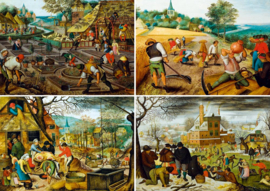 Bluebird 1000 stuks Pieter Brueghel the Younger - The Four Seasons