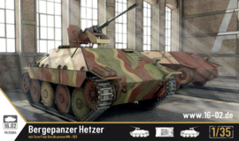 16-02 1/35 Bergepanzer Hetzer mit 3cm Flak Bordkanone