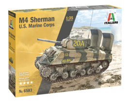 ITALERI 1/35 SHERMAN - M4 TANK U.S.A. MARINE CORPS 1942 - /