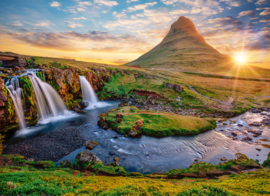 Bluebird 2000 stuks Wasserfall in Island, Kirkjufellsfoss