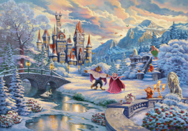 Schmidt 1000 stuks Disney Belle en het Beest Magische winteravond