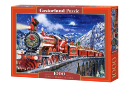 Castorland 1000 stuks Santas Coming Soon to Town