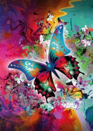 Nova 1500 stuks Mini Puzzle - Fantastic Butterfly