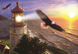 Art-Puzzel 1000 stuks High Flight at the Sun Rise