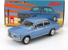 SCHUCO - 1/64 - BMW - 2002 1966 - LIGHT BLUE MET