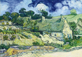 Bluebird 1000 stuks Vincent Van Gogh - Thatched Cottages at Cordeville, 1890