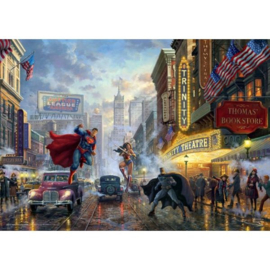 Schmidt 1000 stuks Batman, Superman and Wonder Woman - Thomas Kinkade Collection