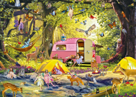 Alipson Puzzel 1000 stuks woud van de vrienden/ feeën camping