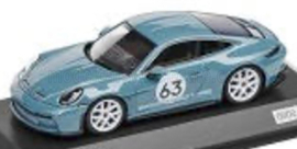 SPARK-MODEL - 1/43 - PORSCHE - 911 992 S/T N 63 COUPE 2024 - LIGHT BLUE MET LIMITED 1963 ITEMS(02-11-2024)