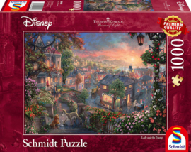Schmidt 1000 stuks Disney Lady en de Vagebond