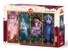 Art Puzzel 2000 stuks Vier