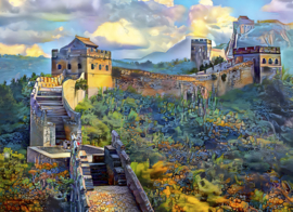 Bluebird 1000 stuks Gavidia Pedro Great Wall of Chinao