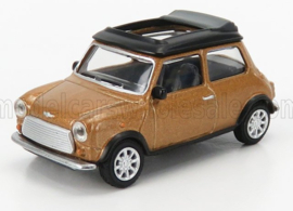 SCHUCO - 1/64 - MINI - COOPER OPEN ROOF 1970 - BROWN MET