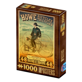 Dtoys 1000 stuks Vintage Posters: Howe Tricyles