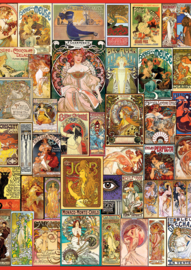 Art-puzzel 1500 stuks Art Nouveau Poster