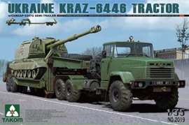 TAKOM MODEL 1:35 Ukraine KrAZ-6446 Tractor w/ChMZAP-5247G