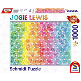 Schmidt 1000 stuks Josie Lewis - Kleurrijke driehoeken