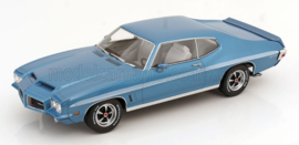 KK-SCALE - 1/18 - PONTIAC - GTO LEMANS RAM AIR COUPE 1972 - LIGHT BLUE (07-12-2024)