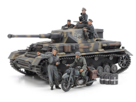 Tamiya 1/35 Panzer IV Ausf G early & Motorcycle (Eastern Front