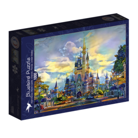 Bluebird 1000 stuks Walt Disney World Castle, Orlando, Floride, USA