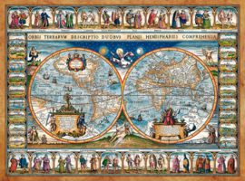 Castorland 2000 stuks Map of The World, 1639