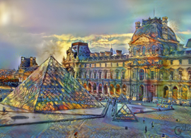 Bluebird 1000 stuks Gavidia Pedro Louvre Museum, Paris, France