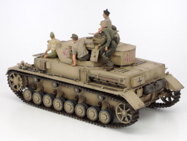 Tamiya 1/35 Panzer IV Ausf F & Motorcycle "North Africa"