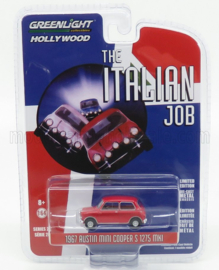 GREENLIGHT - 1/64 - AUSTIN - MINI COOPER S 1275 MKI 1967 - THE ITALIAN JOB - RED
