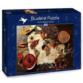 Bluebird 3000 stuks World Map in Spices