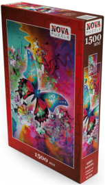 Nova 1500 stuks Mini Puzzle - Fantastic Butterfly