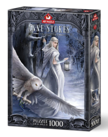 Art PUZZEL 1000 stuks Anne Stokes - Midnight Messenger