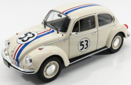 SOLIDO - 1/18 - VOLKSWAGEN - BEETLE 1303 N 53 RACER HERBIE 1973 - WHITE