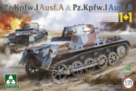 TAKOM 1/35 Pz.Kpfw. I Ausf. A & Pz.Kpfw. I Ausf. B 1+1